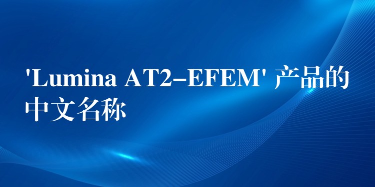 ‘Lumina AT2-EFEM’ 产品的中文名称