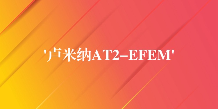 ‘卢米纳AT2-EFEM’