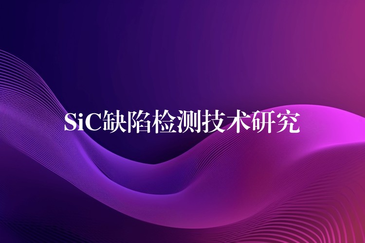 SiC缺陷检测技术研究