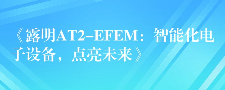 《露明AT2-EFEM:智能化电子设备,点亮未来》