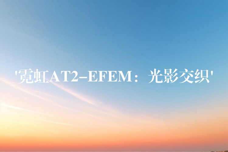 ‘霓虹AT2-EFEM:光影交织’