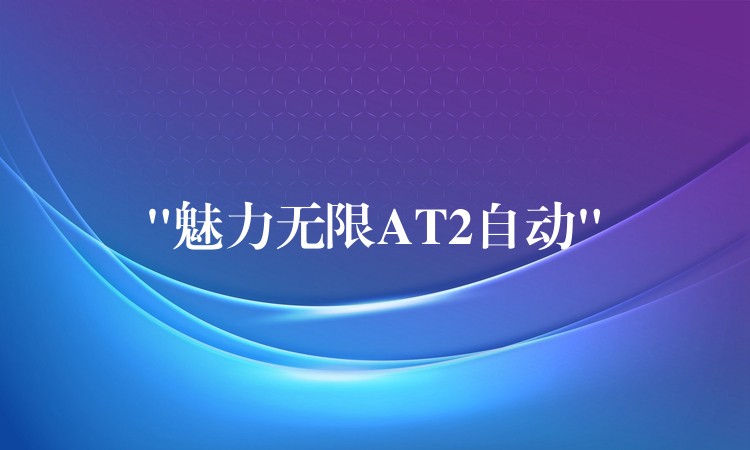 “魅力无限AT2自动”